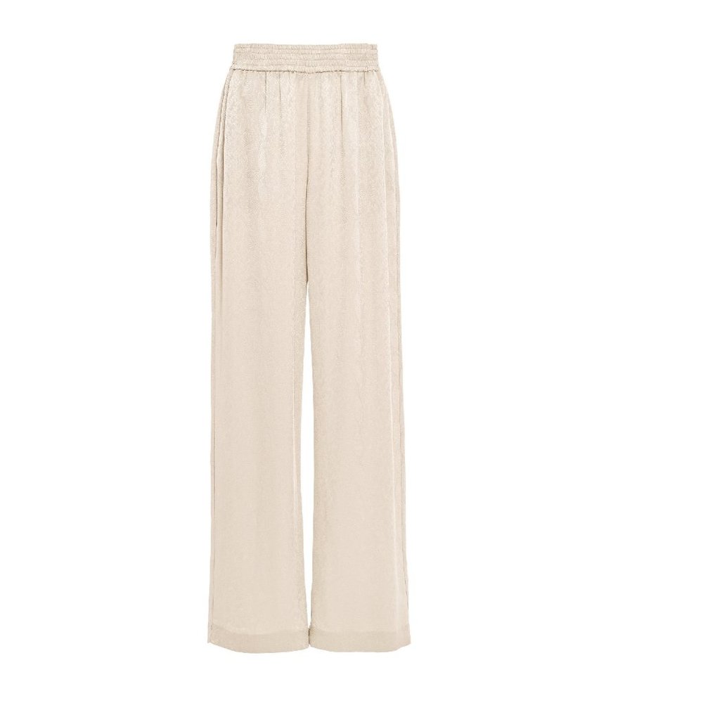 💎SALLY LAPOINTE Snake-effect Crepe De Chine Pant